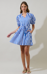 Parker Striped Mini Dress