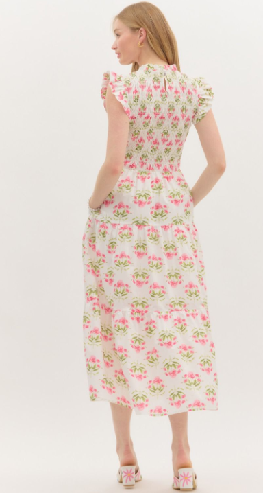 Presley Floral Midi Dress