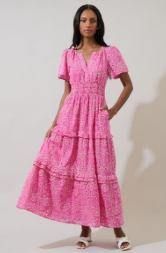 Ruby Eyelet Maxi Dress