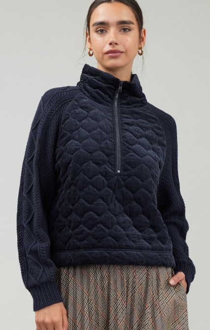 Ryan Quilted Pullover Jacket