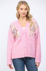 Sadie Embellished Cardigan Sweater