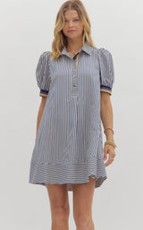 Sadie Striped Swing Dress