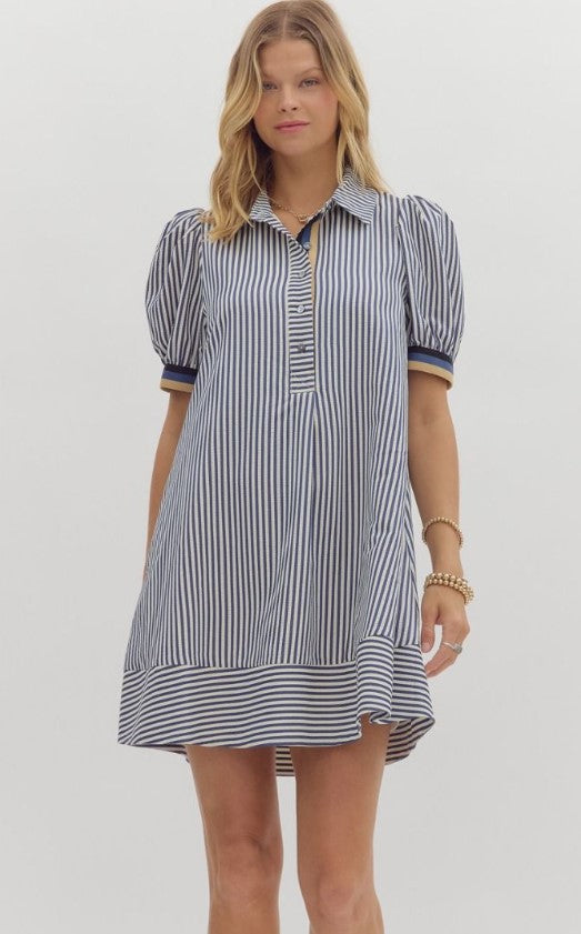 Sadie Striped Swing Dress