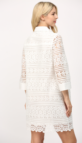 Sarah Crochet Lace Shift Dress