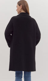 Selma Long Sleeve Open Front Coat
