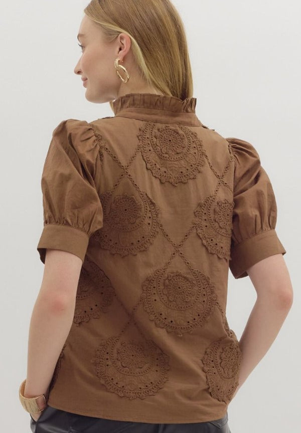 Shannon Embroidered Top