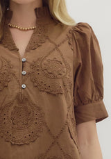 Shannon Embroidered Top