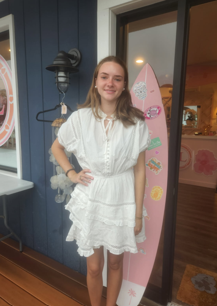 Shiloh Embroidery Ruffled Mini Dress