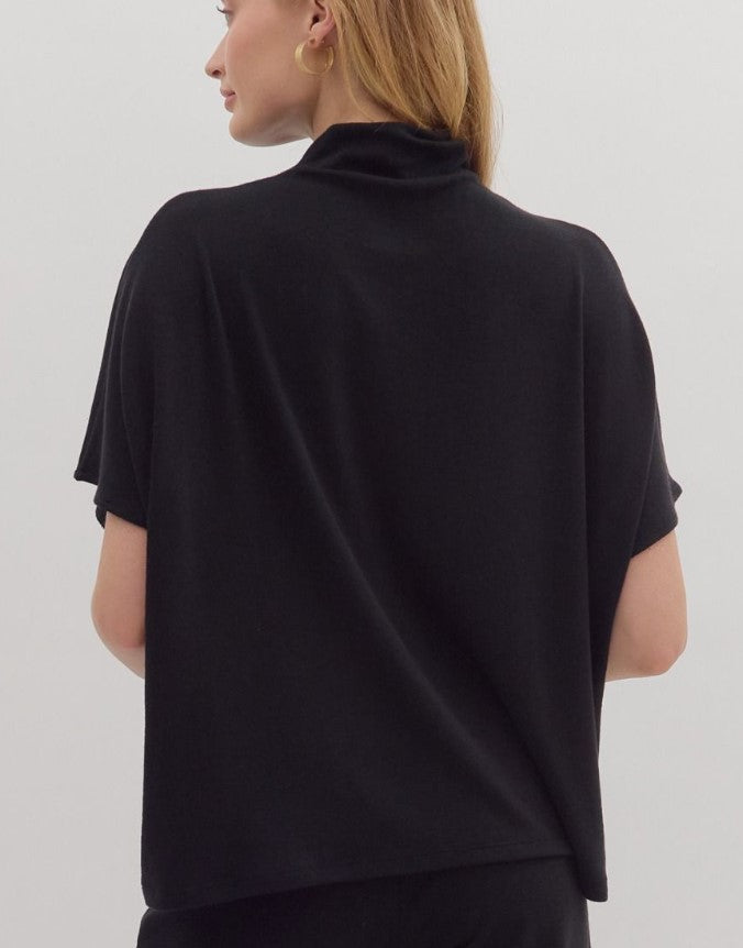 Sophia Mock Neck Knit Top