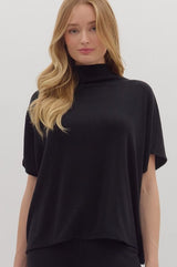 Sophia Mock Neck Knit Top