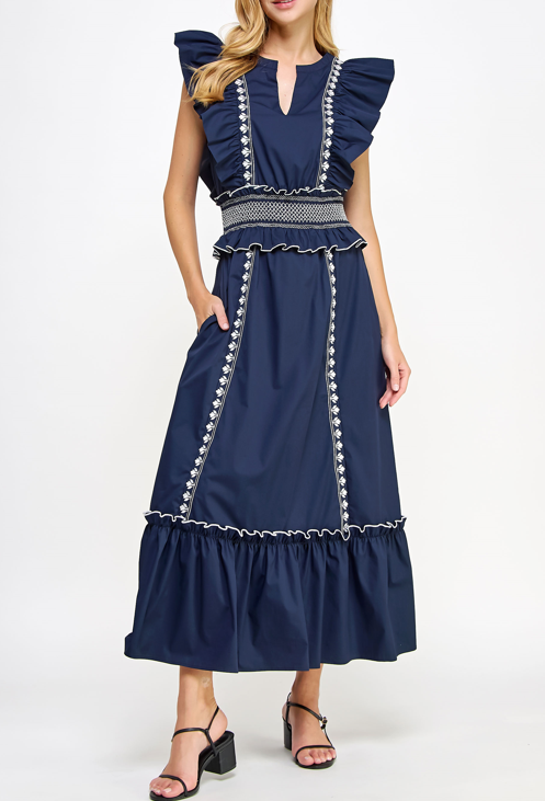 Francie Maxi Poplin Dress