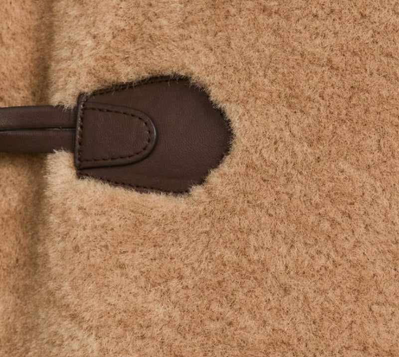 Teddi Long Sleeve Coat with Toggle Closure