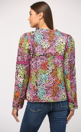 Vera Quilted Multi Floral Jacket