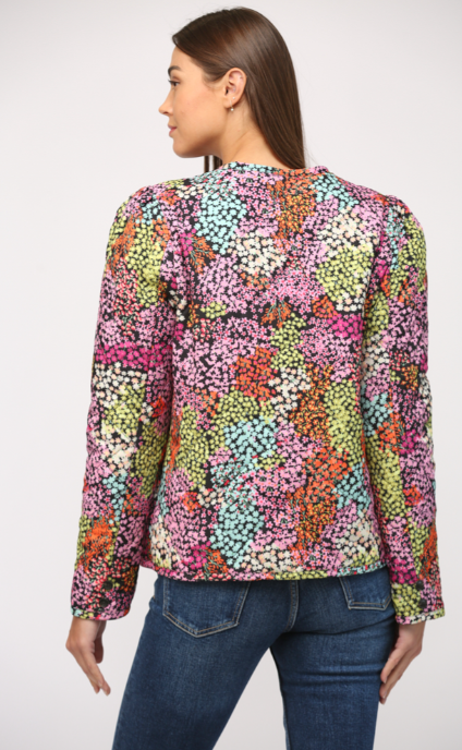Vera Quilted Multi Floral Jacket