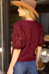 Wesley Crochet Top