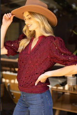 Wesley Crochet Top